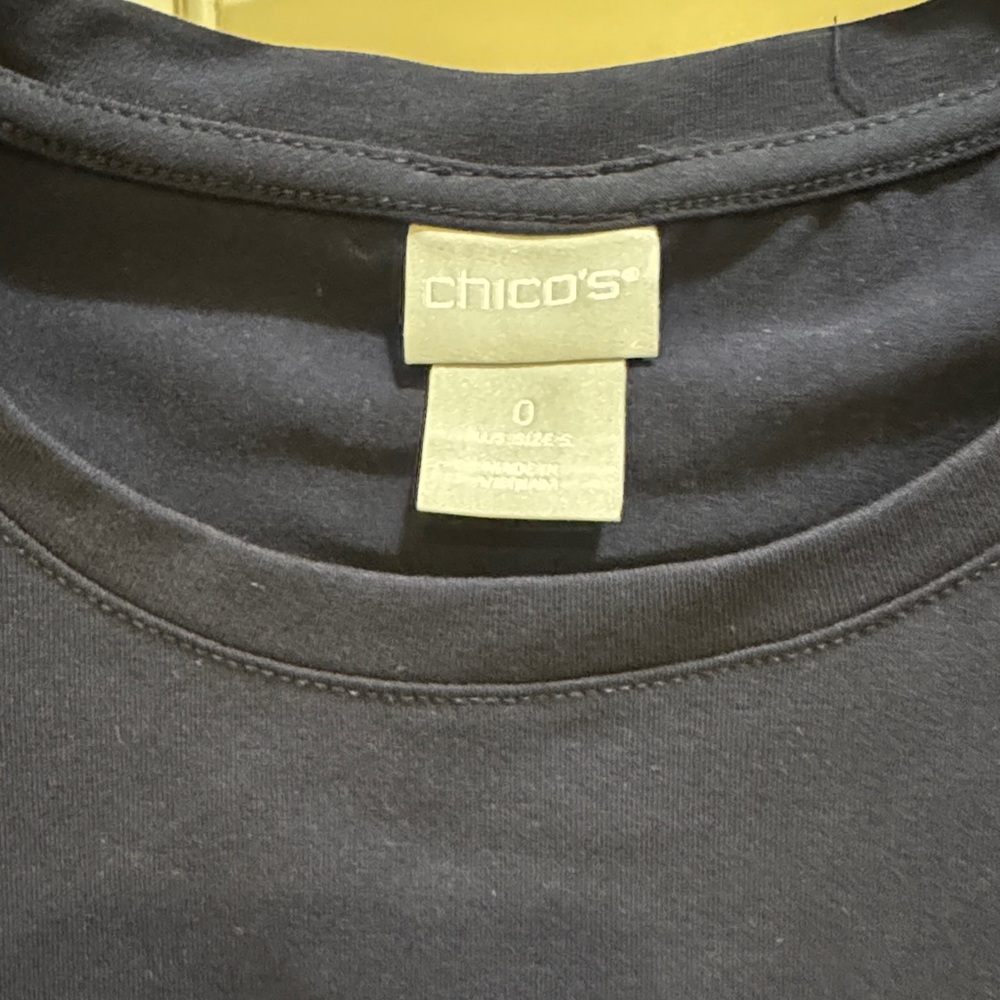 Chico's Classic Navy Top - Picture 2 of 5